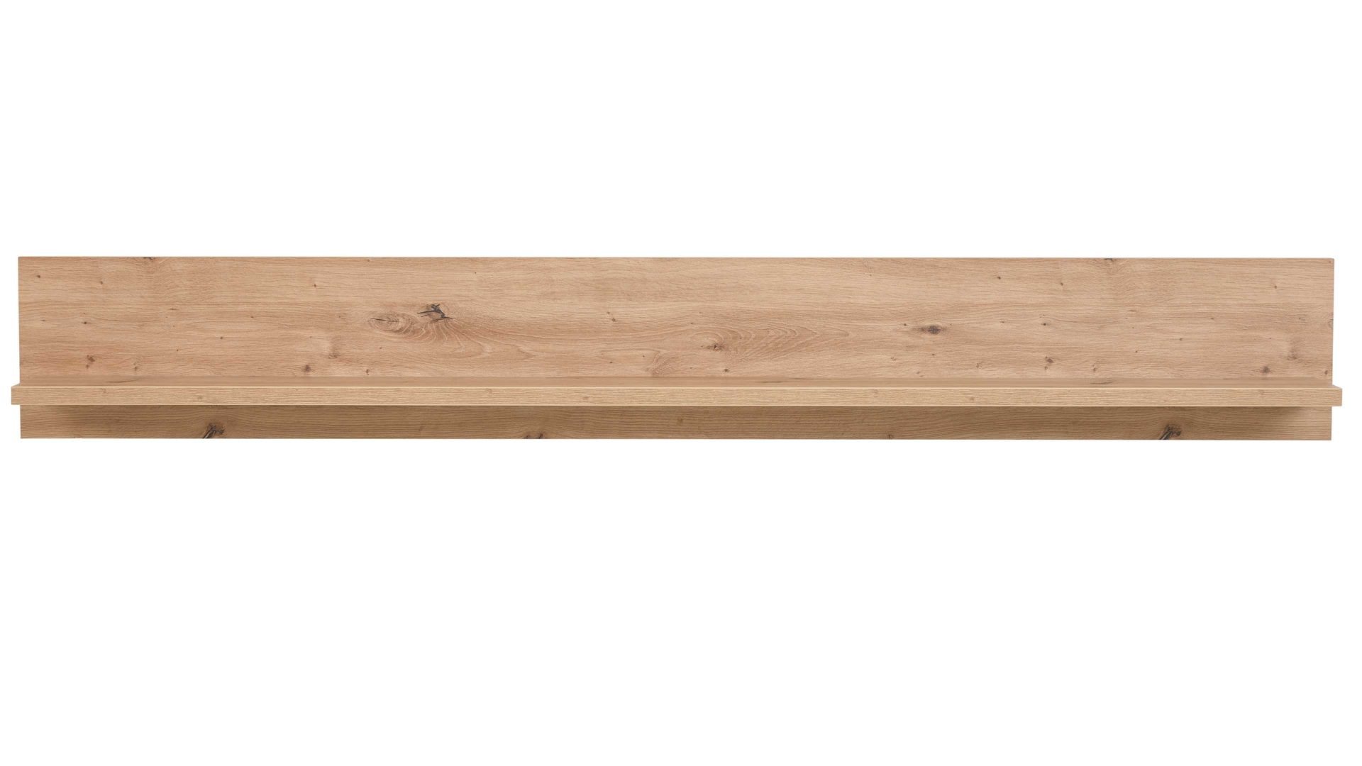 Wandregal Interliving aus Holz in Holzfarben Interliving Wohnzimmer Serie 2110 - Wandregal PAZ.180 Alteiche - Länge ca. 180 cm