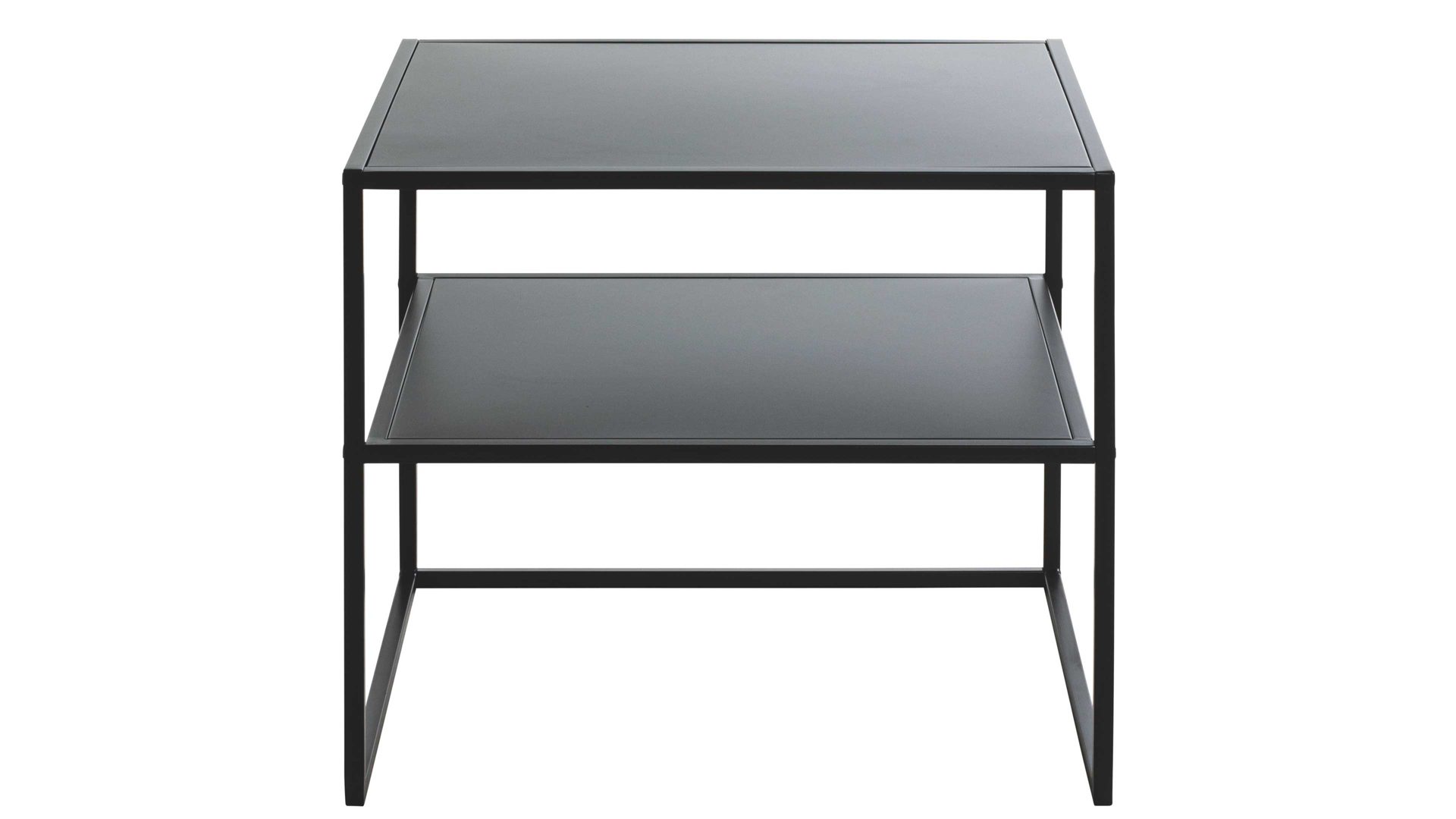 Beistelltisch Haku aus Metall in Schwarz Beistelltisch - Breite ca. 50 cm schwarzes Metall