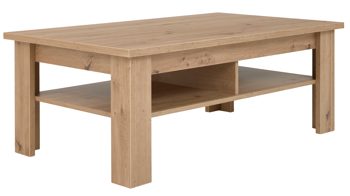 Couchtisch Interliving aus Holz in Holzfarben Interliving Wohnzimmer Serie 2110 - Couchtisch XC1.120 Alteiche - ca. 120 x 70 cm