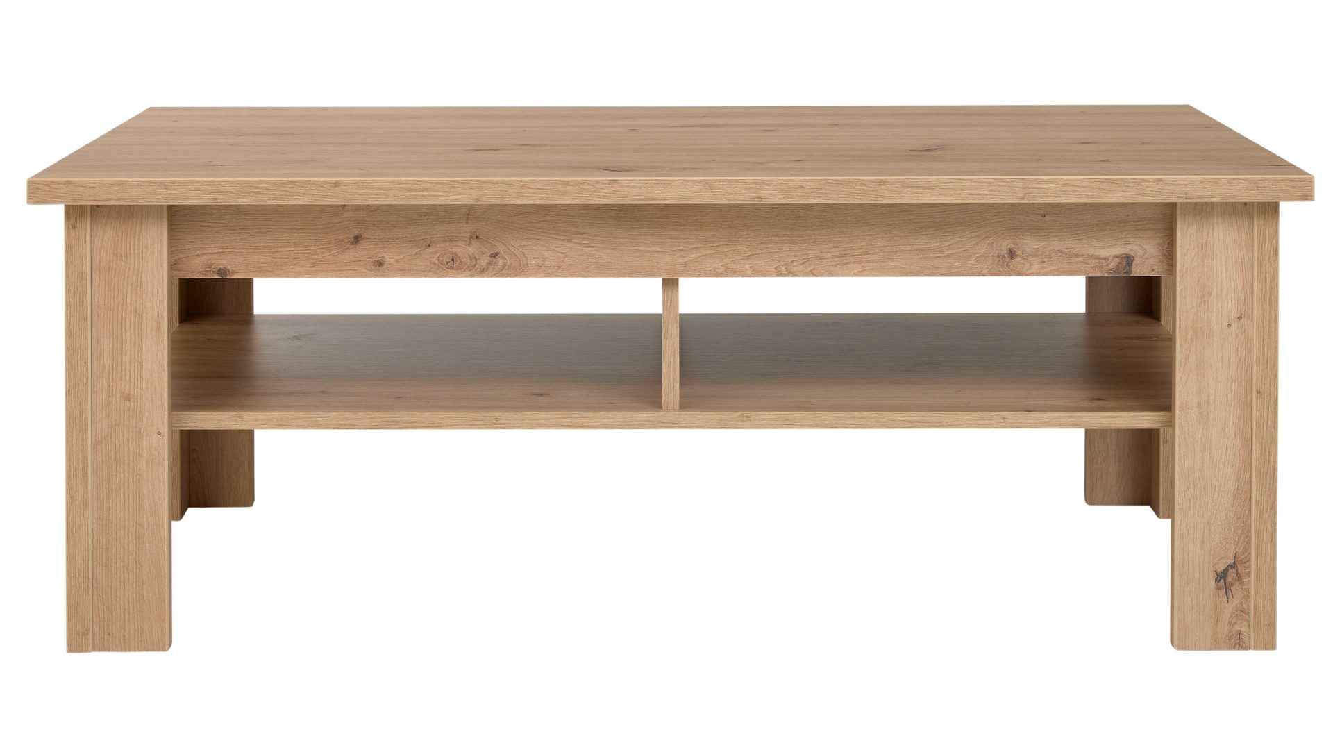 Couchtisch Interliving aus Holz in Holzfarben Interliving Wohnzimmer Serie 2110 - Couchtisch XC1.120 Alteiche - ca. 120 x 70 cm