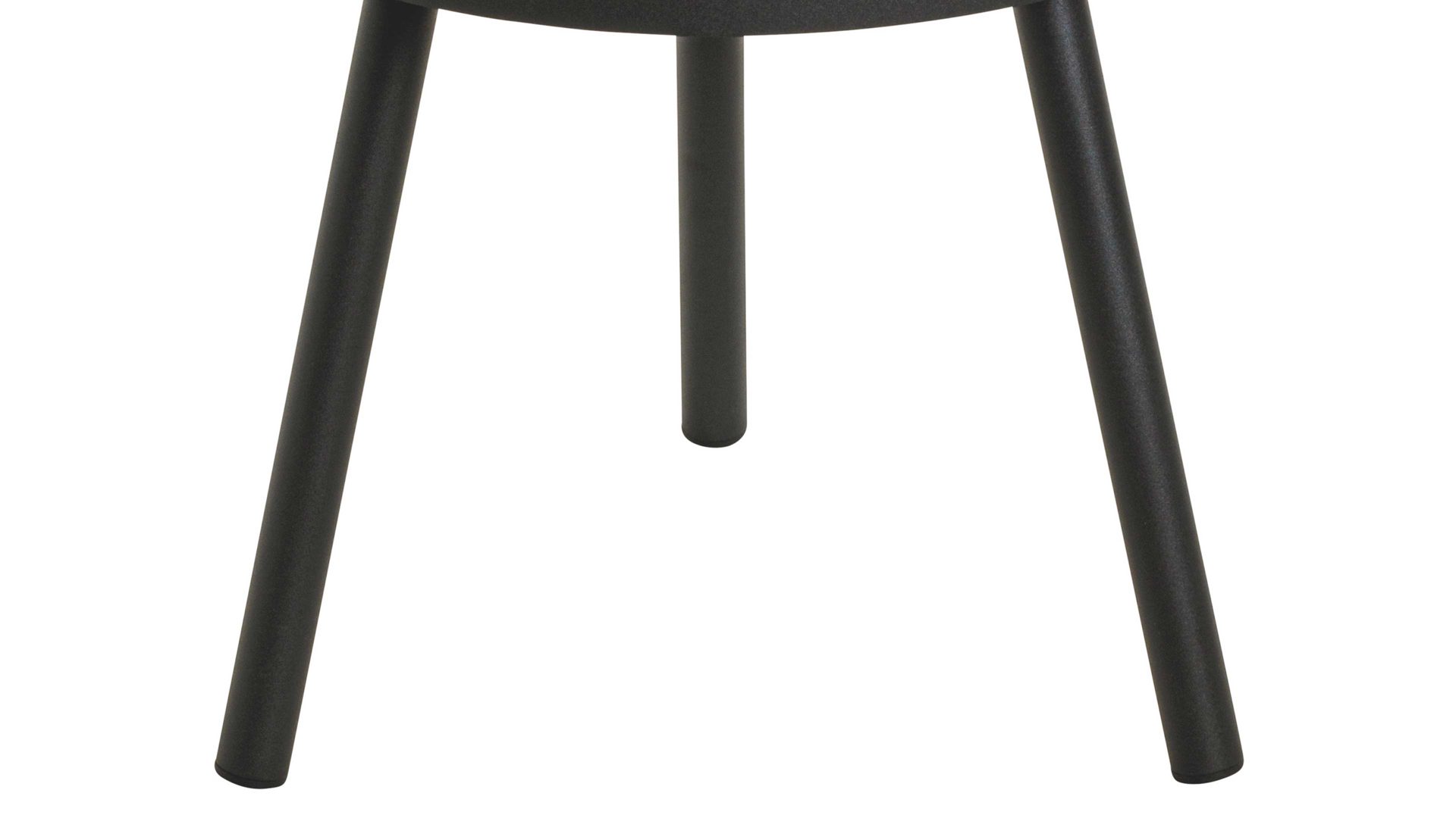 Beistelltisch Haku aus MDF in Holzfarben Beistelltisch Eiche & Schwarz - Durchmesser ca. 50 cm