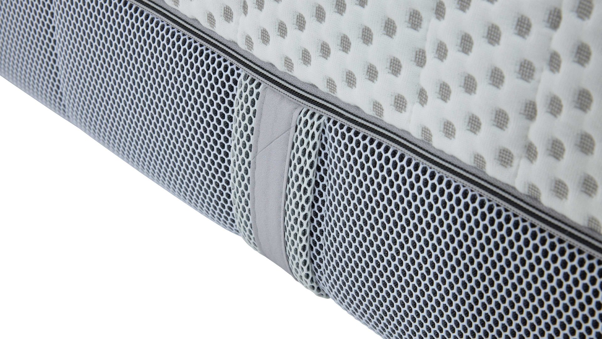 Federkernmatratze Interliving aus Stoff in Weiß Interliving Polsterbett Serie 1416 - Taschenfederkernmatratze Liegefläche ca. 90 x 200 cm