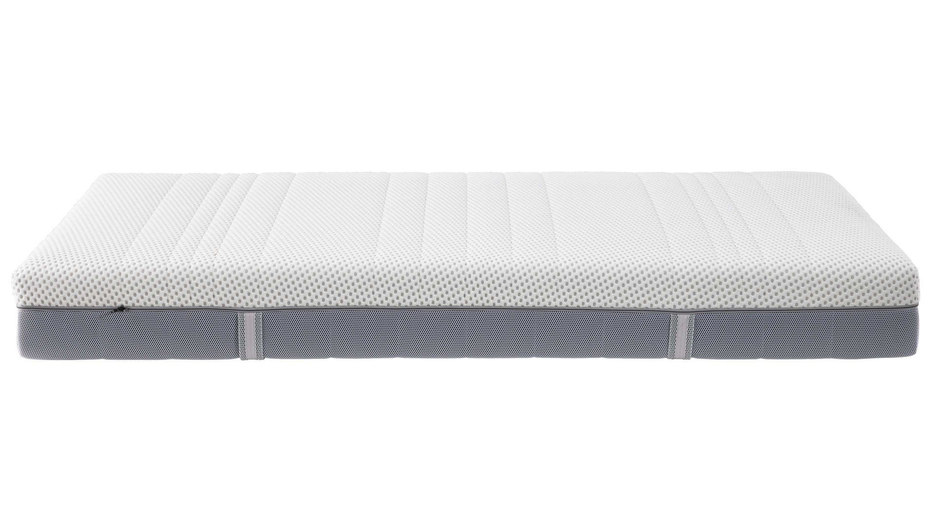 Federkernmatratze Interliving aus Stoff in Weiß Interliving Polsterbett Serie 1416 - Taschenfederkernmatratze Liegefläche ca. 90 x 200 cm