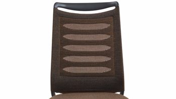 Vierfußstuhl Venjakob aus Kunststoff in Bronze VENJAKOB Polsterstuhl Lilli 3000 mit Drehfunktion bronzefarbener Bezug & Anthrazit