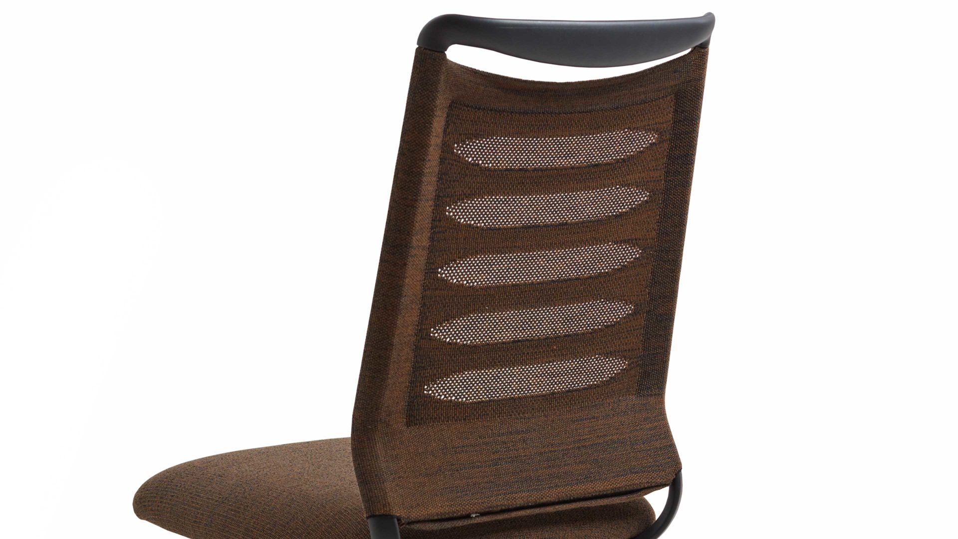 Vierfußstuhl Venjakob aus Kunststoff in Bronze VENJAKOB Polsterstuhl Lilli 3000 bronzefarbener Bezug & Anthrazit