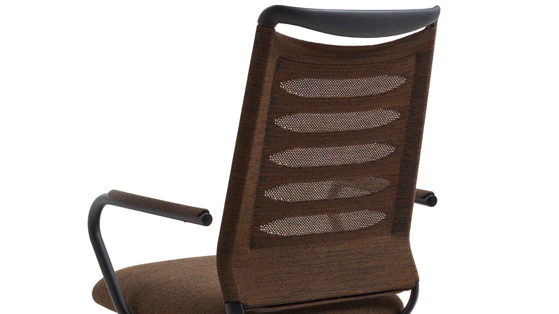 Vierfußstuhl Venjakob aus Kunststoff in Braun VENJAKOB Polsterstuhl Lilli 3000 mit Armlehne bronzefarbener Bezug & Anthrazit