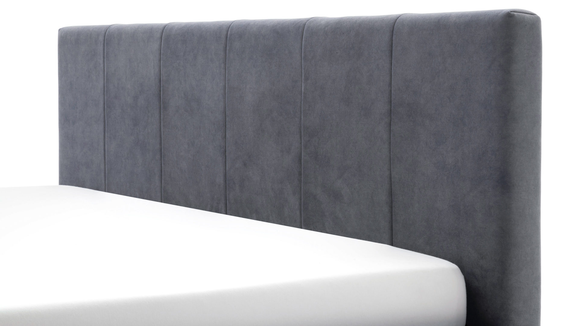 Polsterbett Meise.möbel aus Stoff in Anthrazit Polsterbettgestell Lizzano mit Bettkasten anthrazitfarbener Samtbezug Cloud 84 & Metallfüße - Liegefläche ca. 180 x 200 cm