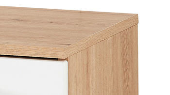 Garderoben-Set Innostyle aus Holz in Weiß Garderobenprogramm Fun - Komplett-Set Weiß & Artisan Eiche, Hirnholz - zweiteilig