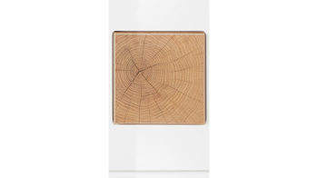 Schuhschrank Innostyle aus Holz in Weiß Garderobenprogramm Fun - Schuhschrank Weiß & Artisan Eiche, Hirnholz - Breite ca. 84 cm