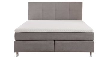 Boxspringbett comfortmaster besser sitzen, liegen, leben aus Stoff in Hellgrau Comfortmaster Boxspringbett Karat Classic 3 hellgrauer Stoffbezug Camal 106 - Liegefläche ca. 180 x 200 cm