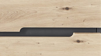 Kommode Innostyle aus Holz in Holzfarben Kommodenserie Memphis Artisan Eiche & Graphit - Breite ca. 120 cm
