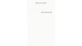 Einbauküche Express küchen aus Holz in Weiß EXPRESS KÜCHEN Einbauküche Clean mit IGNIS Einbaugeräten Mattweiß & Stahl Dunkel - zweizeilig