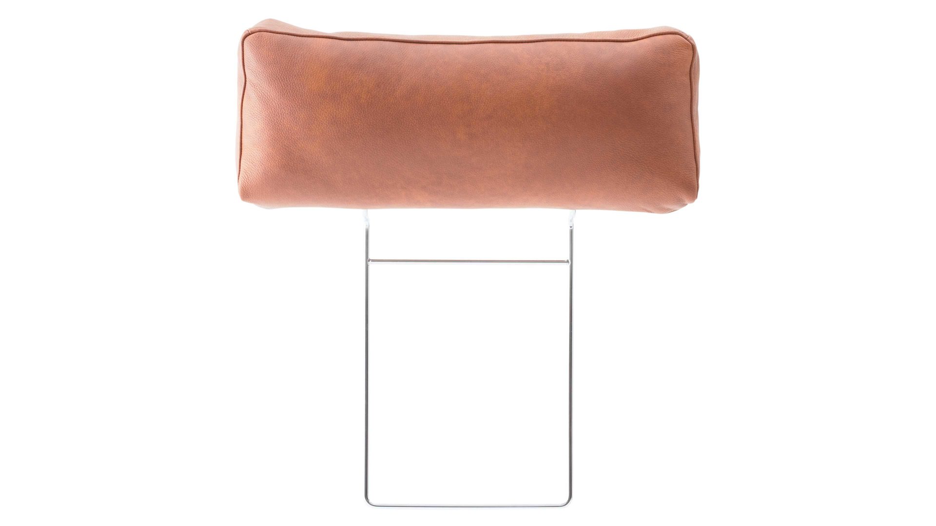Kopfstütze Interliving aus Leder in Orange Interliving Sofa Serie 4004 - Kopfstütze U70K cognacfarbenes LongLife-Leder Z75-50 - Breite ca. 60 cm