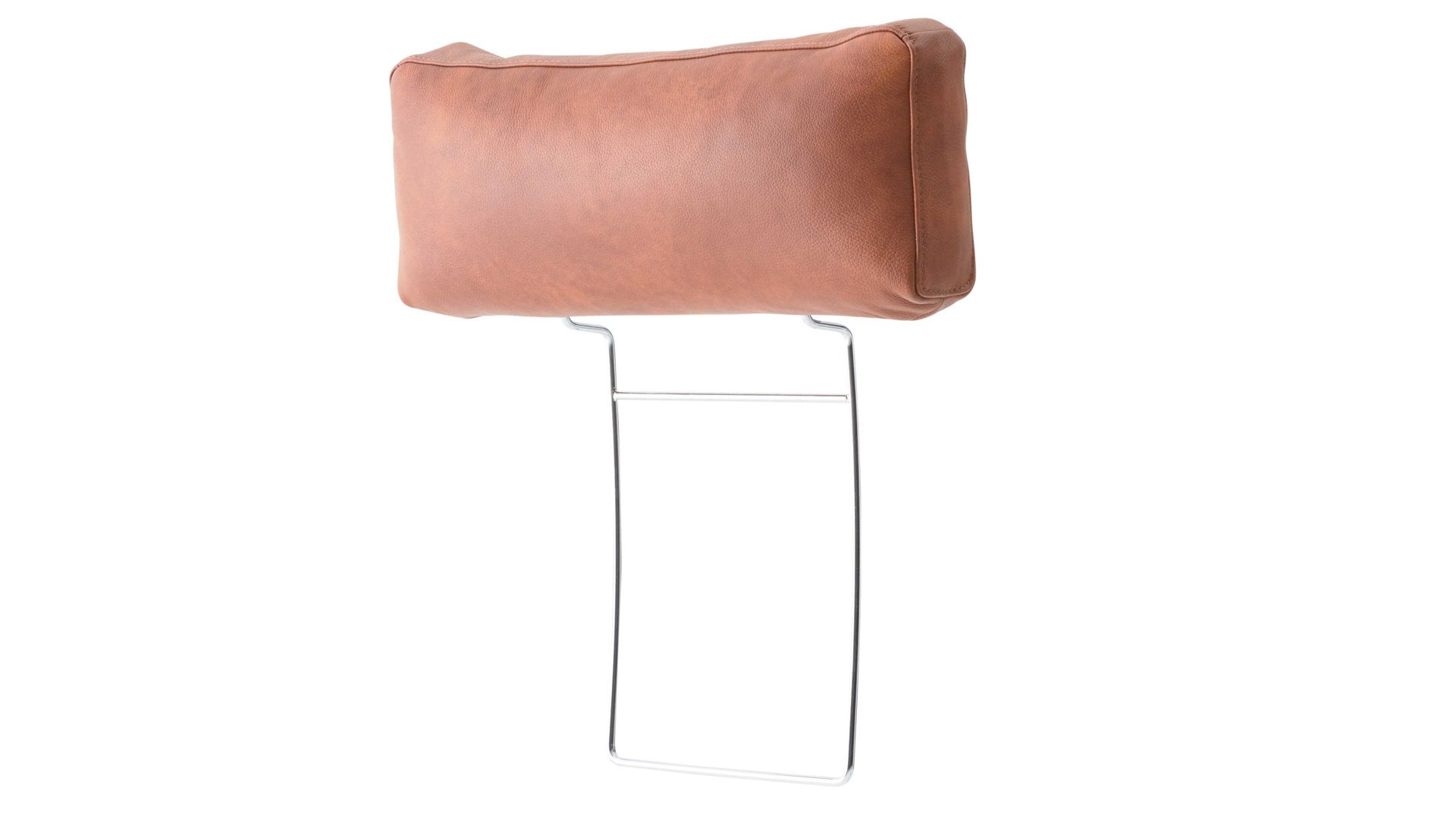 Kopfstütze Interliving aus Leder in Orange Interliving Sofa Serie 4004 - Kopfstütze U70K cognacfarbenes LongLife-Leder Z75-50 - Breite ca. 60 cm