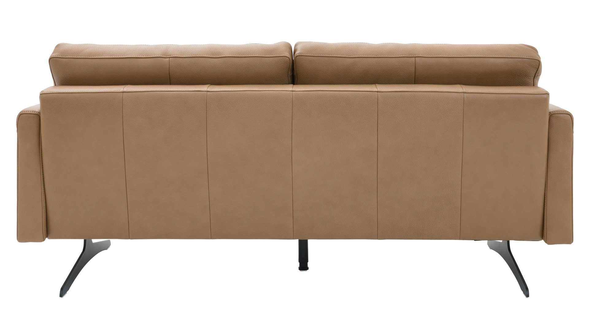 Zweisitzer Interliving aus Leder in Hellbraun Interliving Sofa Serie 4004 - Zweisitzer fangofarbenes LongLife-Leder Z84-21 - Länge ca. 180 cm