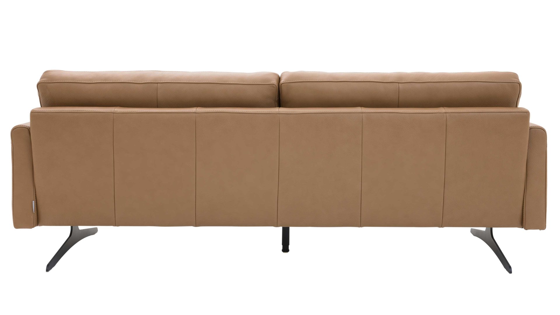 Zweisitzer Interliving aus Leder in Hellbraun Interliving Sofa Serie 4004 - Zweisitzer fangofarbenes LongLife-Leder Z84-21 - Länge ca. 220 cm
