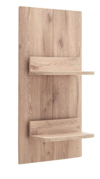 Wohnwand Mca furniture aus Holz in Holzfarben Wohnprogramm Prato - Wohnwand Viking Oak - dreiteilig, Breite ca. 270 cm