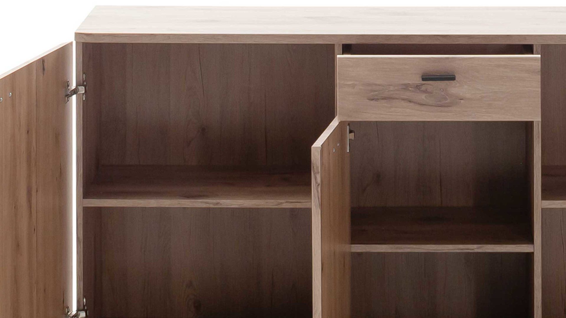 Sideboard Mca furniture aus Holz in Holzfarben Wohnprogramm Prato - Sideboard Viking Oak - Breite ca. 149 cm