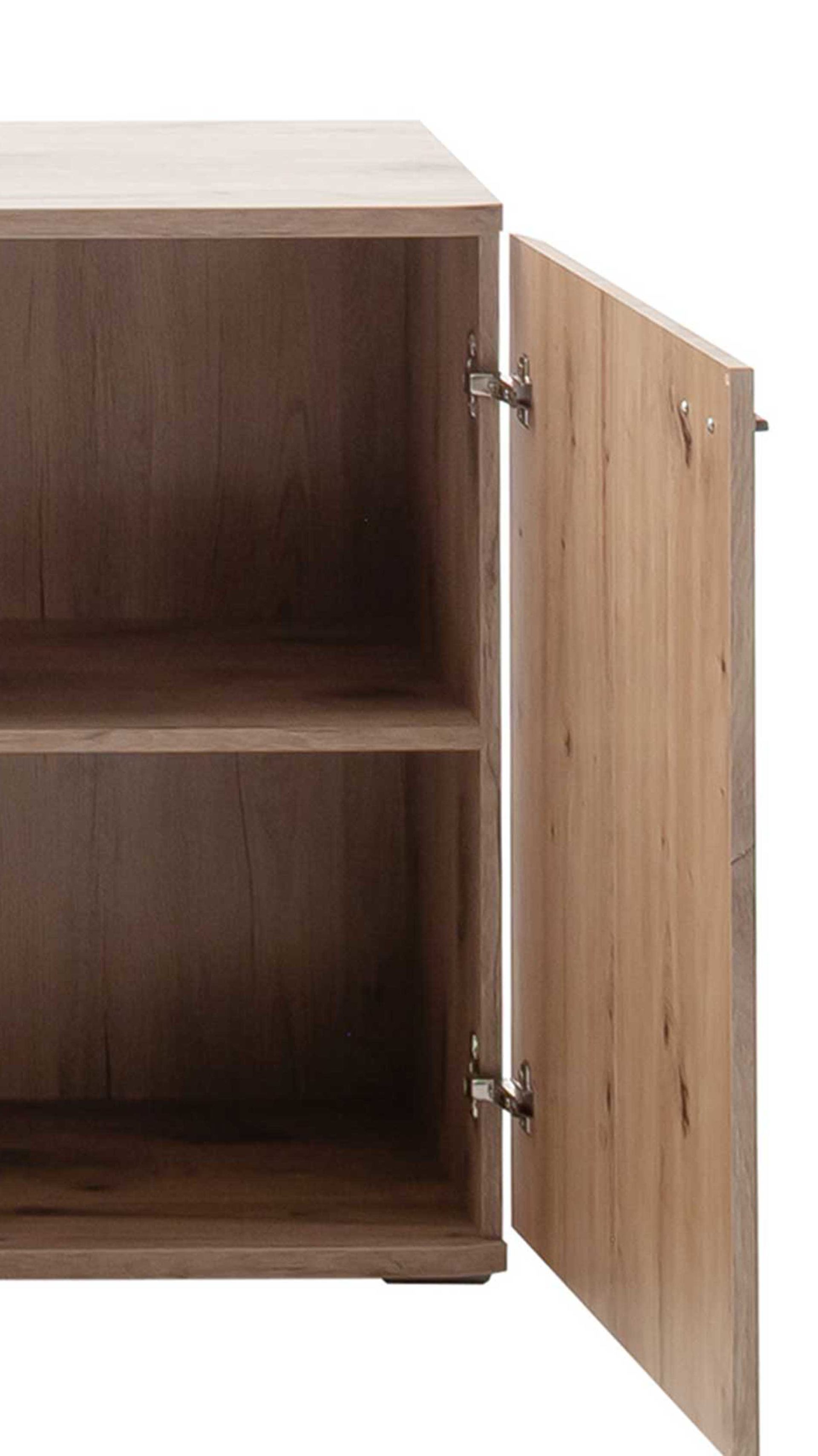 Sideboard Mca furniture aus Holz in Holzfarben Wohnprogramm Prato - Sideboard Viking Oak - Breite ca. 149 cm