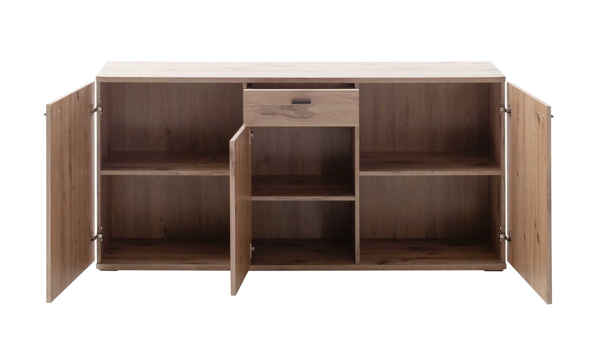 Sideboard Mca furniture aus Holz in Holzfarben Wohnprogramm Prato - Sideboard Viking Oak - Breite ca. 149 cm