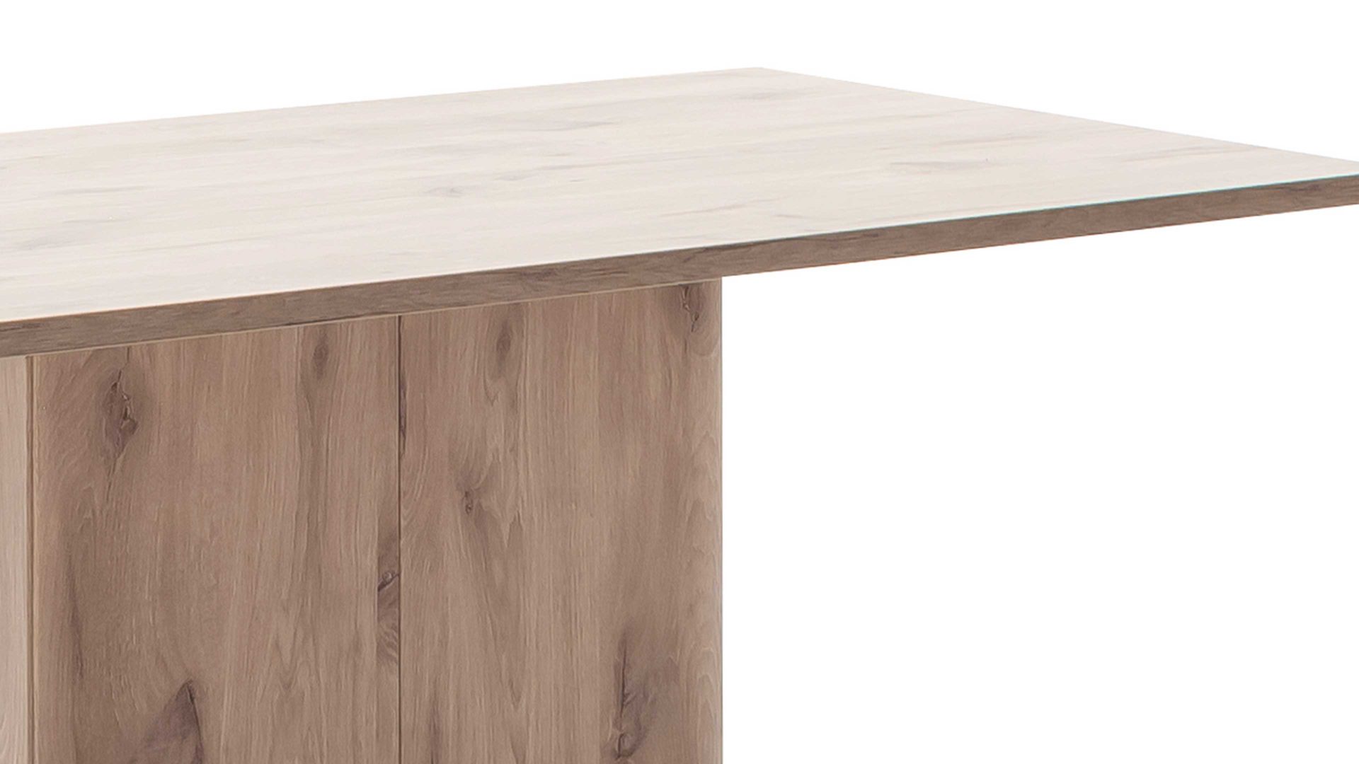 Esstisch Mca furniture aus Holz in Holzfarben Wohnprogramm Prato - Esstisch Viking Oak & Anthrazit - Breite ca. 160 cm