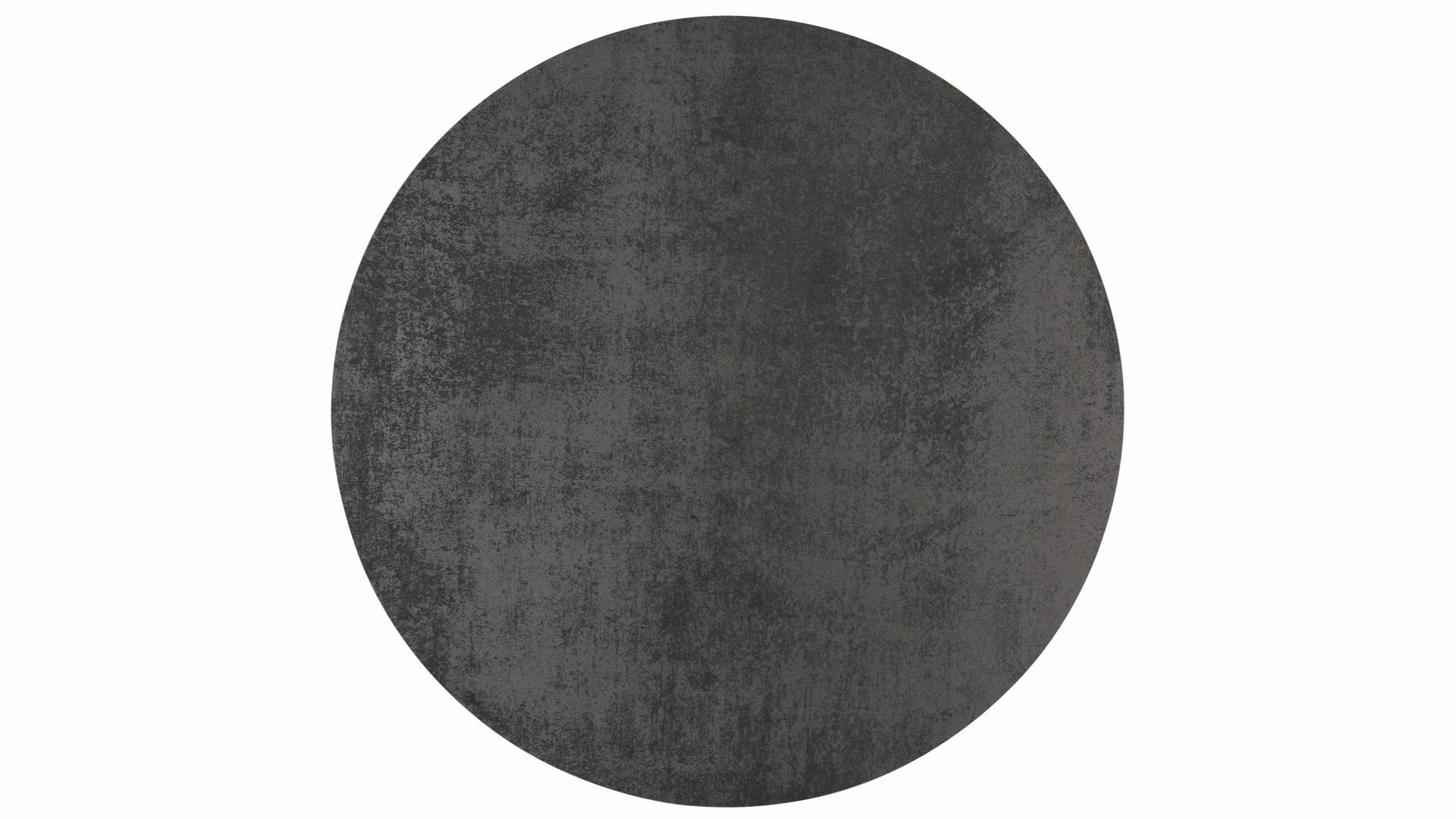 Beistelltisch Interliving aus Keramik in Dunkelgrau Interliving Couchtisch Serie 6220 - Beistelltisch ET069TI titanfarbene Keramik & schwarzer Stahl &  - Durchmesser ca. 40 cm