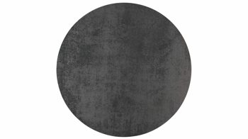 Beistelltisch Interliving aus Keramik in Dunkelgrau Interliving Couchtisch Serie 6220 - Beistelltisch titanfarbene Keramik & schwarzer Stahl &  - Durchmesser ca. 40 cm