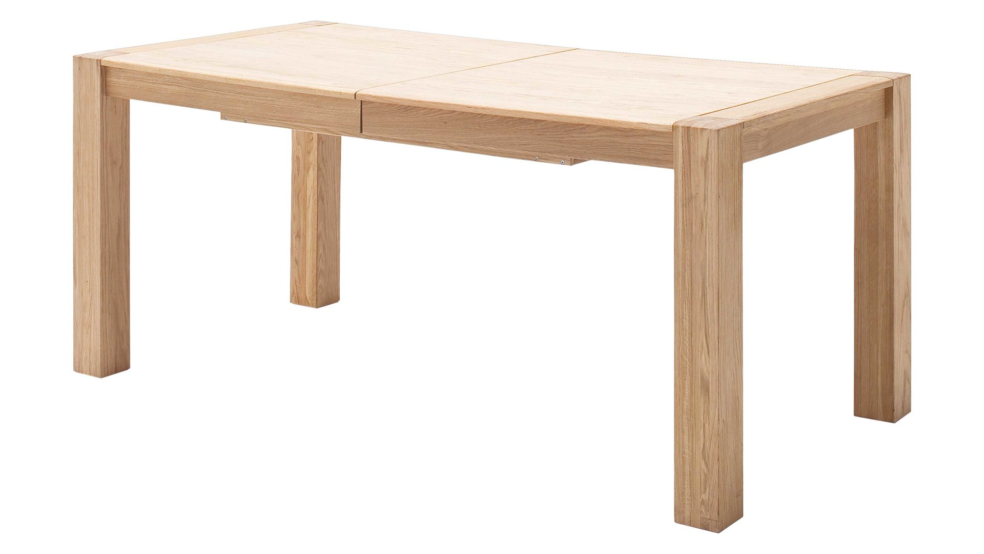 Auszugtisch Mca furniture aus Holz in Holzfarben Wohnprogramm Bologna - Ausziehtisch biancofarbenes Eichenholz – ca. 180 - 230 x 90 cm