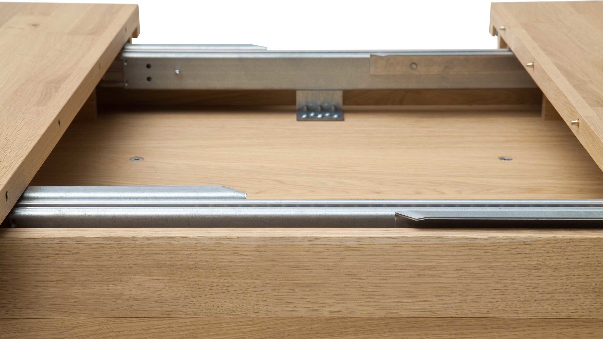 Auszugtisch Mca furniture aus Holz in Holzfarben Auszugtisch Ravello biancofarbene Balkeneiche – ca. 180-230 x 90 cm