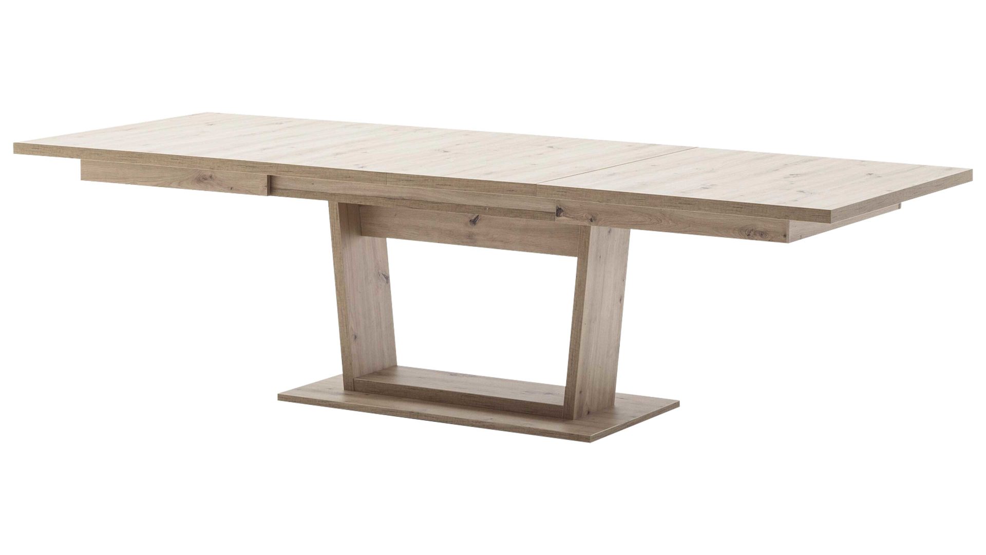 Auszugtisch Mca furniture aus Holz in Holzfarben Wohnprogramm Meran - Auszugtisch Meran Balkeneiche – ca. 180-280 x 100 cm