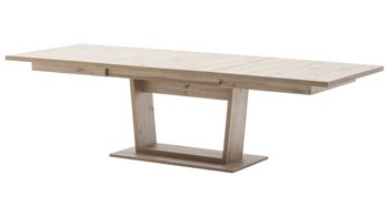 Auszugtisch Mca furniture aus Holz in Holzfarben Wohnprogramm Meran - Auszugtisch Meran Balkeneiche – ca. 180-280 x 100 cm