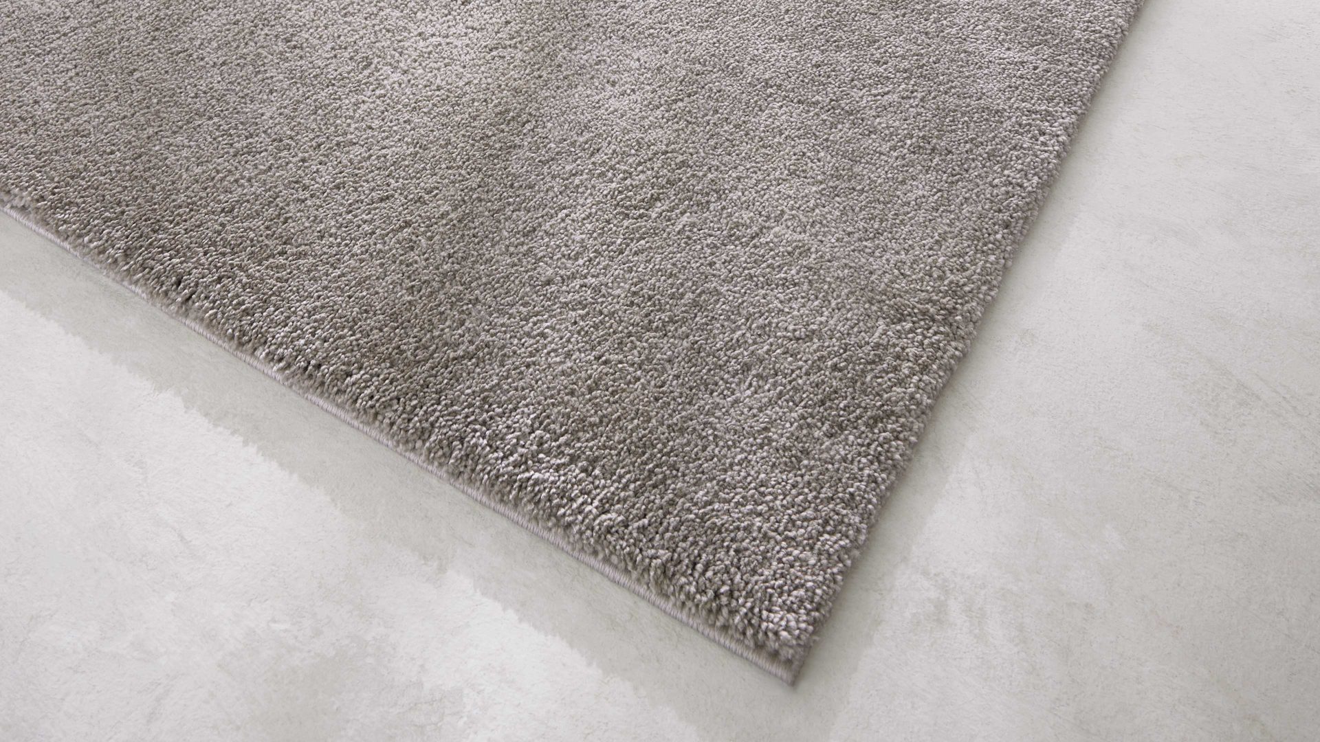 Webteppich Interliving aus Kunstfaser in Hellgrau Interliving Teppich Serie G-8080 Hellgrau - ca. 200 x 290 cm