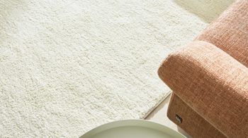Webteppich Interliving aus Kunstfaser in Beige Interliving Teppich Serie G-8080 Creme - ca. 67 x 130 cm