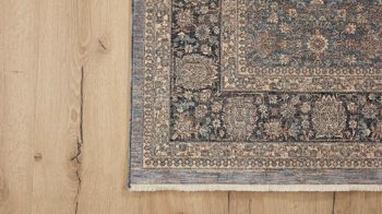 Webteppich Interliving aus Kunstfaser in Blau Interliving Teppich Serie L-8730 Blau-Blau– ca. 160 x 230 cm