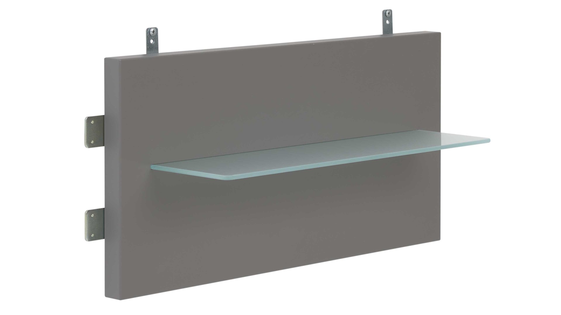 Paneel Interliving aus Holz in Dunkelgrau Interliving Kleiderschrank Serie 1207 – Paneelaufsatz rechts - Manhattan, Breite ca. 60 cm