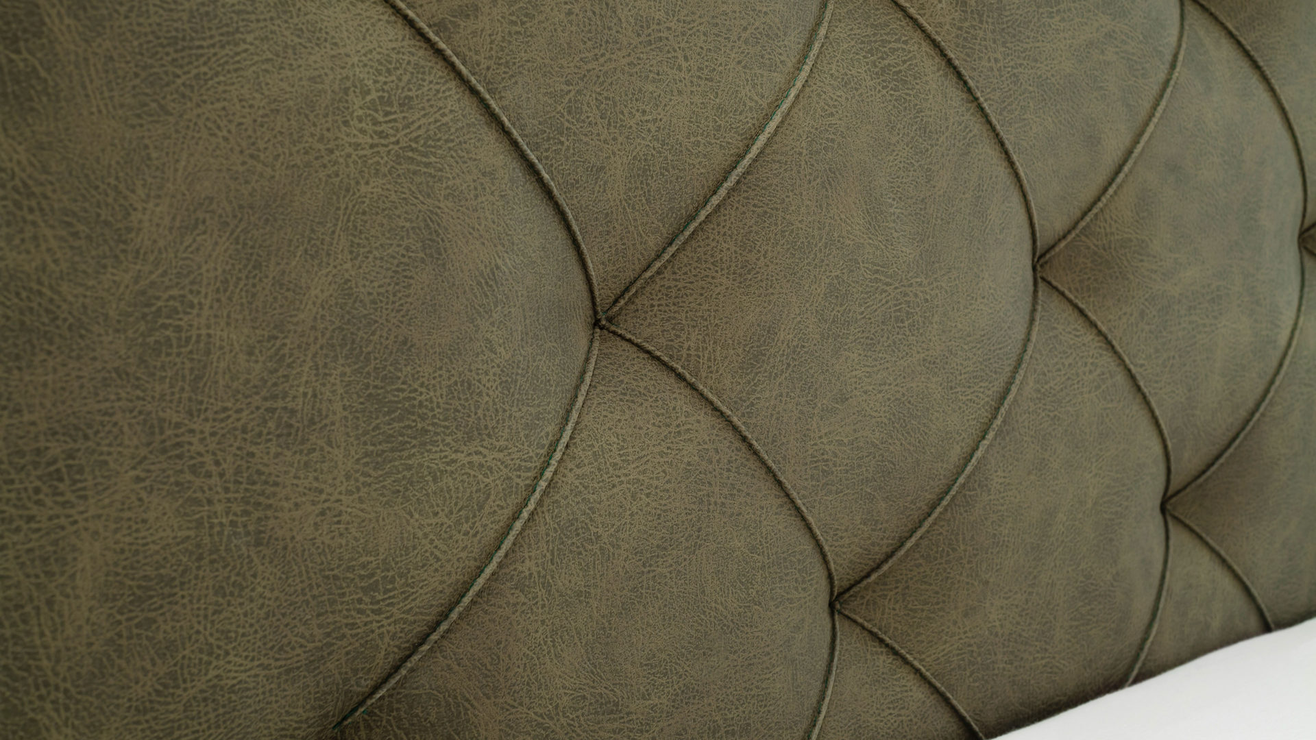 Polsterbett Meise.möbel aus Stoff in Grün Polsterbett San Remo mit Bettkasten grüner Bezug Bulus 17 & eichefarbene Holzfüße - Liegefläche ca. 180 x 200 cm