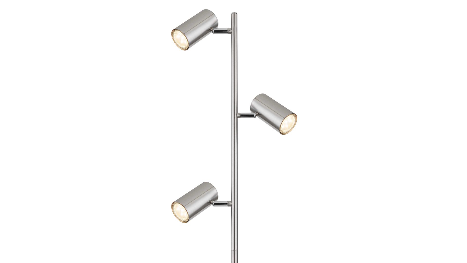 Stehleuchte Globo lighting aus Metall in Nickel GLOBO Stehleuchte Robby Nickel matt - Höhe ca. 154 cm