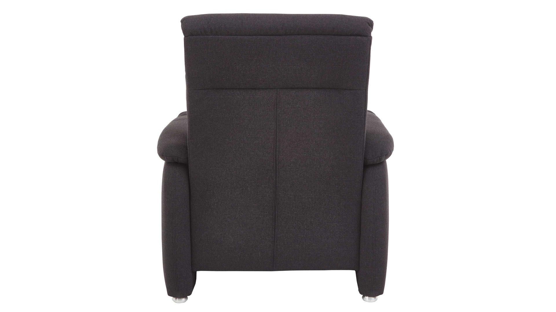 Polstersessel COMFORT SMART aus Stoff in Anthrazit COMFORT SMART Alto - Polstersessel anthrazitfarbenes Flachgewebe Orlando & Aluminiumfüße