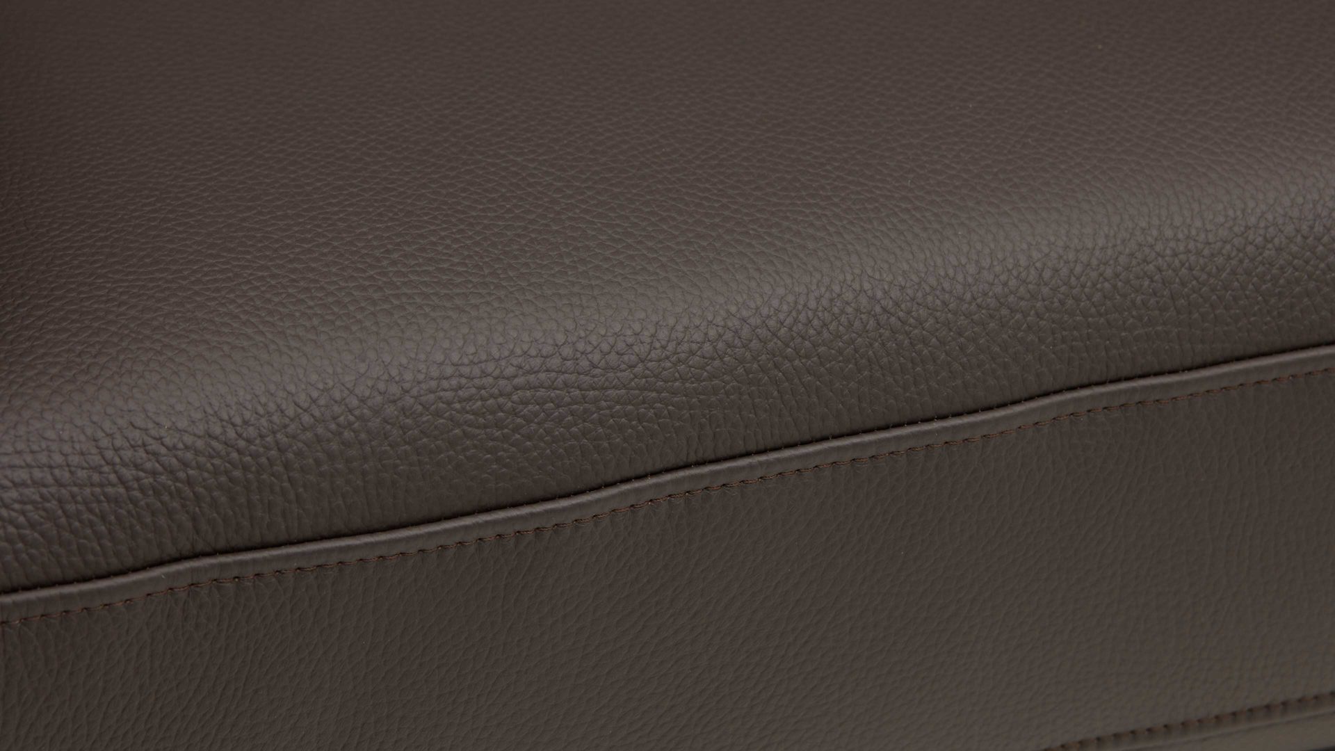 Dreisitzer COMFORT SMART aus Leder in Dunkelbraun COMFORT SMART Primus 2.0 - Dreisitzer moccafarbenes Leder Soft-Line – Länge ca. 218 cm