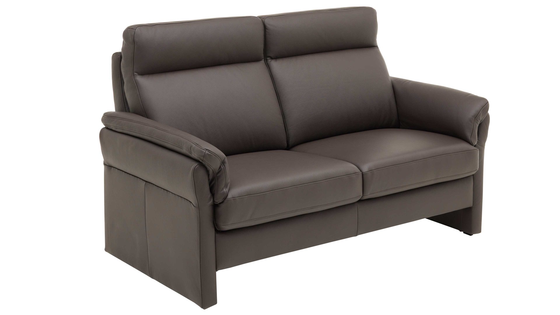 2,5-Sitzer COMFORT SMART aus Leder in Dunkelbraun COMFORT SMART Primus 2.0 - 2,5-Sitzer moccafarbenes Leder Soft-Line – Länge ca. 178 cm