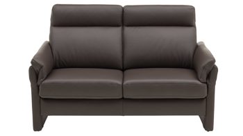2,5-Sitzer COMFORT SMART aus Leder in Dunkelbraun COMFORT SMART Primus 2.0 - 2,5-Sitzer moccafarbenes Leder Soft-Line – Länge ca. 178 cm