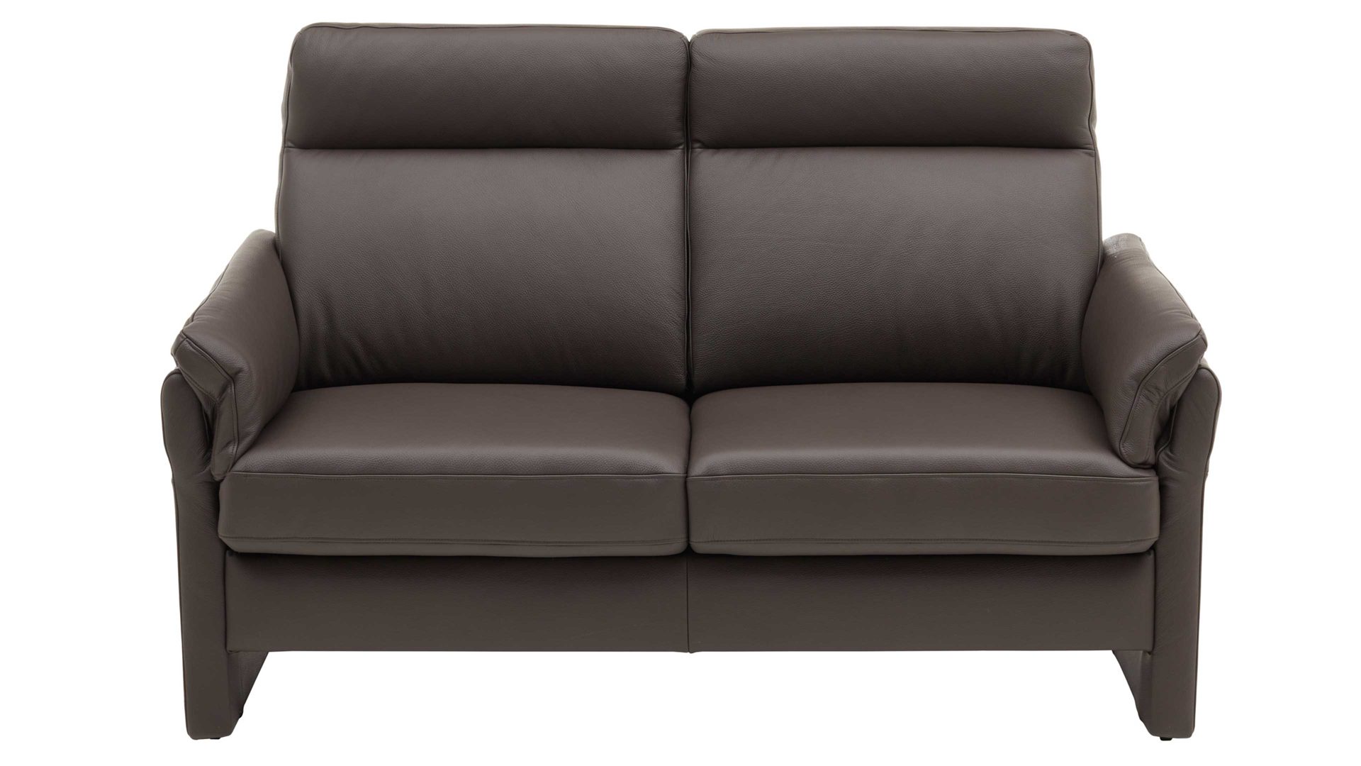 2,5-Sitzer COMFORT SMART aus Leder in Dunkelbraun COMFORT SMART Primus 2.0 - 2,5-Sitzer moccafarbenes Leder Soft-Line – Länge ca. 178 cm
