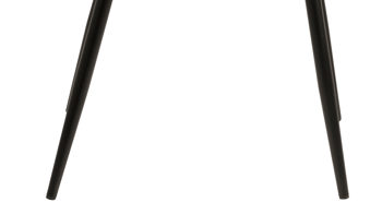 Vierfußstuhl Actona group aus Stoff in Dunkelgrau Polsterstuhl Wilma grauer Bezug Sawana 05 & schwarze Metallfüße