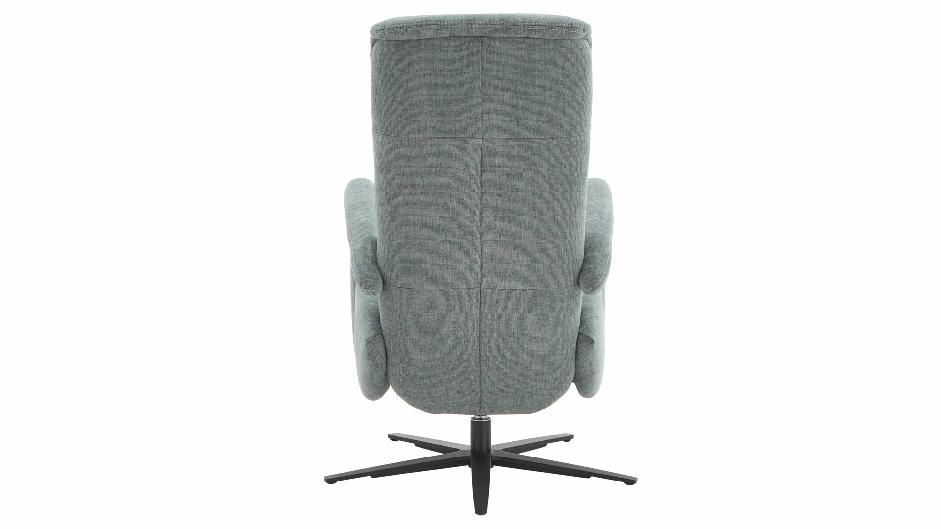 Relaxsessel OrthoSedis aus Stoff in Grau OrthoSedis OS-PP1175 - Relaxsessel stahlfarbener Bezug Milan & schwarzer Alu-Sternfuß