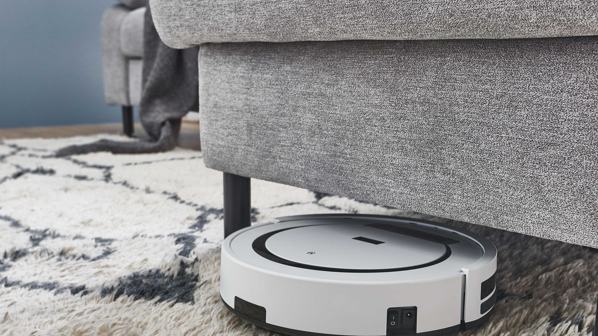 Ecksofa modulmaster aus Stoff in Grau Modulmaster MM-ZE1129 - Ecksofa alufarbene Chenille Charly & schwarze Füße - Stellfläche ca. 260 x 168 cm