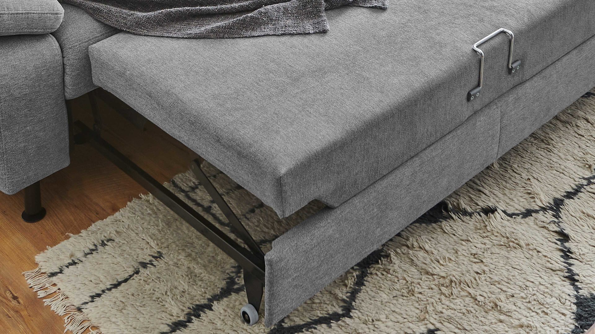 Funktion modulmaster aus Metall in Transparent Modulmaster MM-ZE1129 - Bettfunktion passend für 2,5-Sitzer