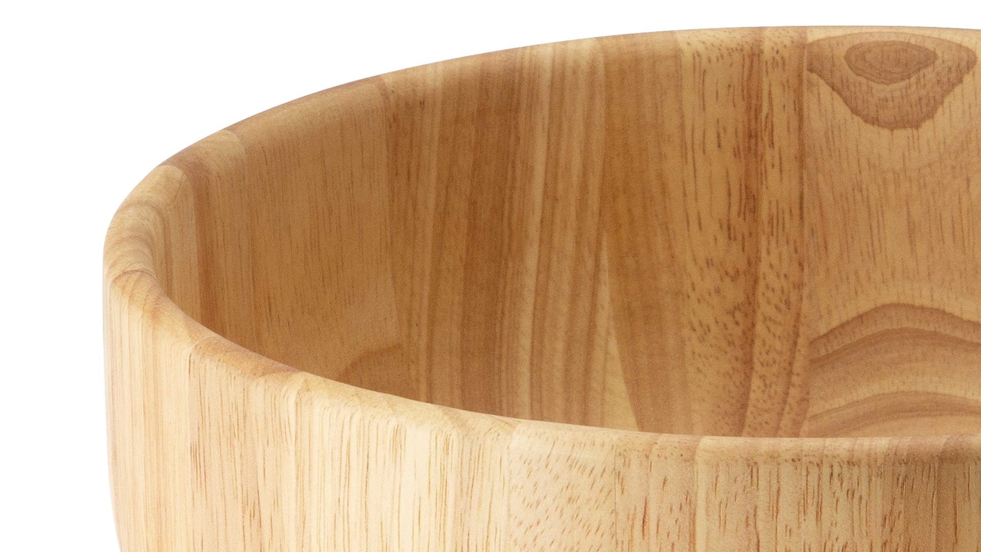 Schüssel Continenta aus Holz in Holzfarben CONTINENTA Holz-Schüssel Gummibaumholz - Durchmesser ca. 26 cm