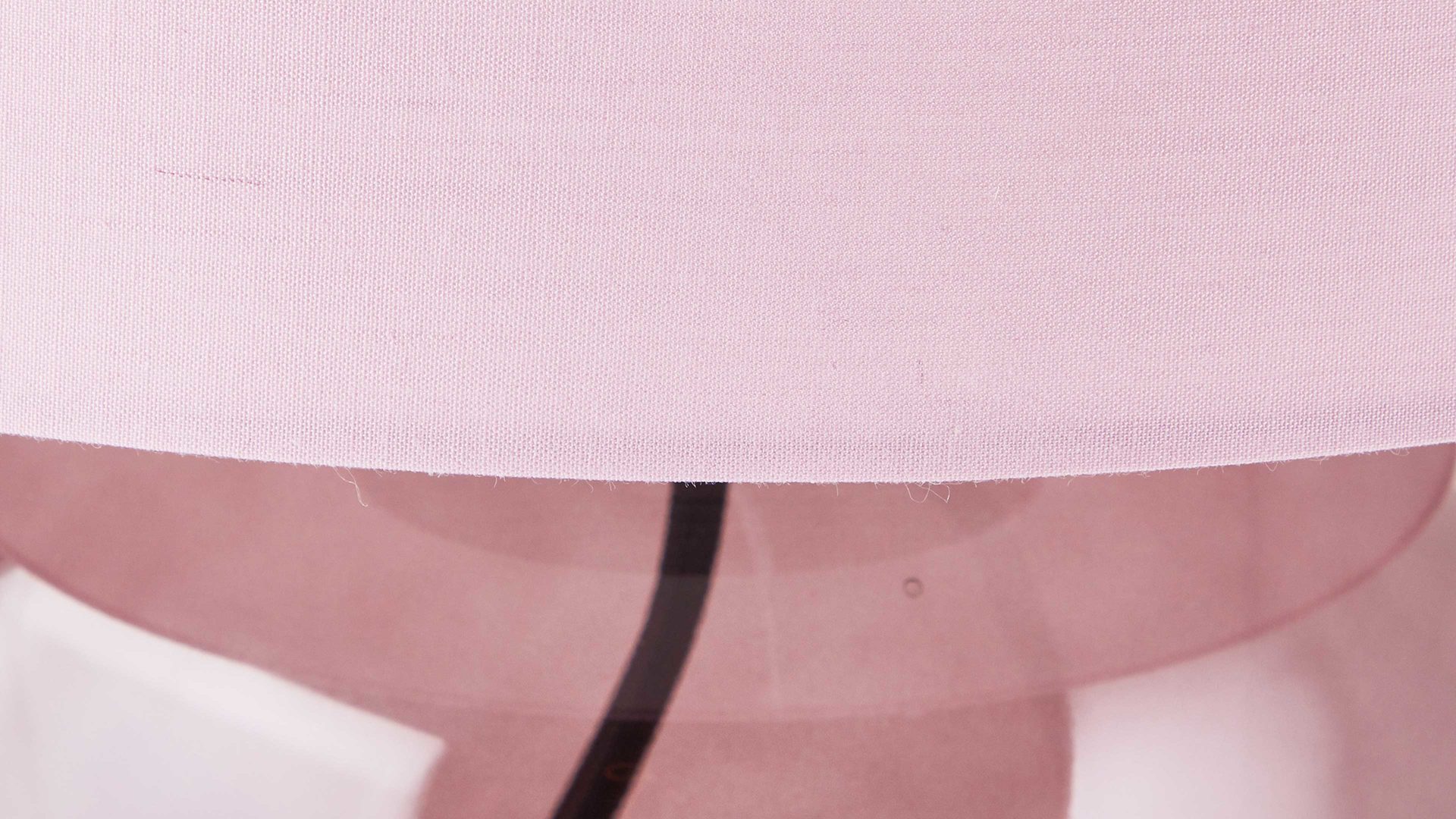 Tischleuchte Brilliant aus Glas in Rosa Brilliant Lampen-Serie Hydra - Tischleuchte mauvefarbenes Glas & violetter Stoff - Höhe ca. 57 cm