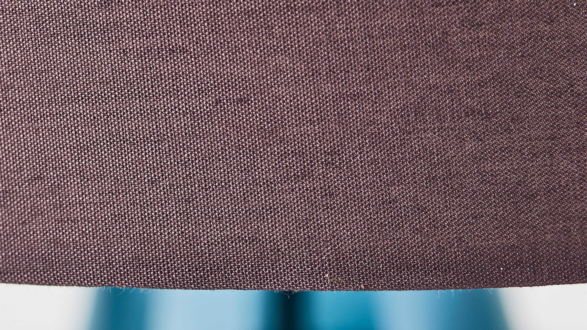 Tischleuchte Brilliant aus Glas in Blau Brilliant Lampen-Serie Hydra - Tischleuchte blaues Glas & taupefarbener Stoff - Höhe ca. 58 cm