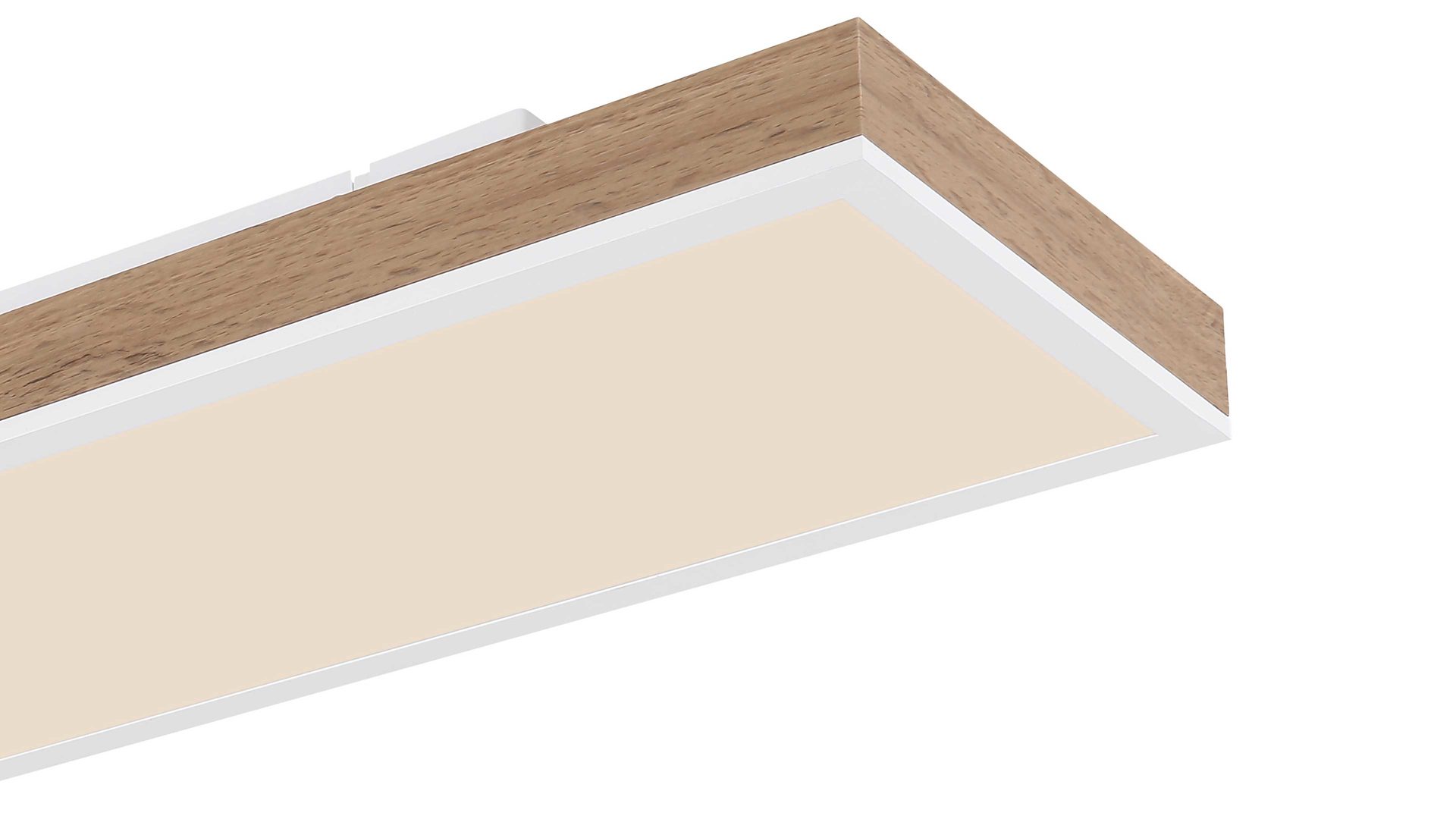 Deckenleuchte Globo lighting aus Holz in Holzfarben GLOBO Leuchten Serie Doro - Deckenleuchte mit Farbwechsler Holz & Graphit – Länge ca. 80 cm